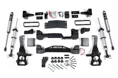 BDS 6 Inch Lift Kit FOX 2.0 IFP Strut and 5" Rear Block for Ford F150 (15-20) 4WD (1532FSR)