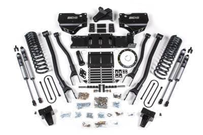 BDS 6 Inch Lift Kit w/ 4-Link and Fox Shocks for Ram 3500 w/Overload and 8 Bolt Indexing Ring (19-24) 4WD Diesel (1693FS)