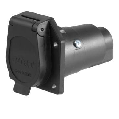 CURT 7-WAY ROUND RV BLADE WIRING CONNECTOR (58150)
