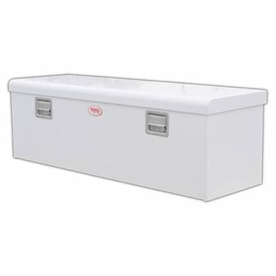 RKI Steel Chest Box Single Lid W/Offset White F/Fullsize (M54U-1NM)