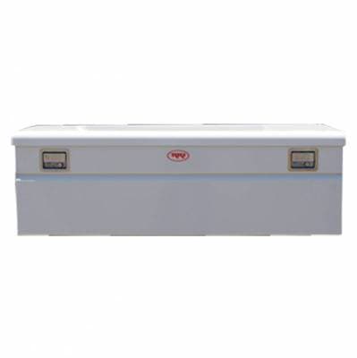 RKI Steel Chest Box Single Lid White F/5th Wheel Trailer (M60FW-1NM)