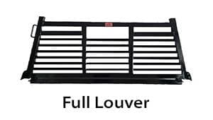 Roughneck Headache Rack Short Angle Full Louver 2019+ Silverado/Sierra 1500 & 2020+ Silverado/Sierra 2500/3500 (BHRSAFL-GM19)