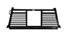 Roughneck Headache Rack Short Angle Split Louver 2019+ Silverado/Sierra 1500 & 2020+ Silverado/Sierra 2500/3500 (BHRSASL-GM19)