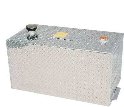 UWS 100-Gallon Aluminum Rectangle Tank Diamond Tread (TT-100-RT-T-P)