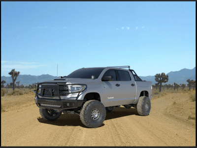 Ranch Hand Midnight Front Bumper W/ Guard - 2014+ Tundra (MFT14HBM1)