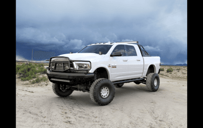 Ranch Hand Midnight Front Bumper W/ Guard - 2010-2018 Ram HD (MFD101BM1)