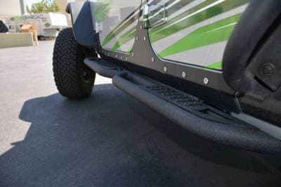 DV8 - Rock Slider Steps 2007-2018 Wrangler JK 4 Door (SRSOTB-06)