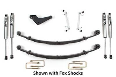 BDS 2 Inch Leveling Kit w/NX2 Shocks for Ford F250/F350 Super Duty w/Square Front U-Bolt Type (99-04) 4WD (313H)