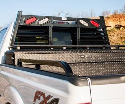 Roughneck Bolt On Rail Full Angle 23" Toolbox Cut w/Tie Rail 6.5' Short Bed 2017+ F250/F350 (BHRTBSB-F17B)