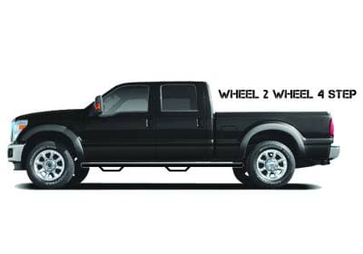 N-FAB Nerf Step 2016-2021 Nissan Titan XD Crew Cab 6.5' Bed Gas / Diesel SRW Gloss Black (N16100CC)