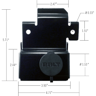 BOLT Jk Hood Lock (7026128)