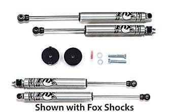 BDS 1 Inch Leveling Kit Coil Spacer w/NX2 Shocks for Ford F250/F350 Super Duty (05-16) 4WD (325H)