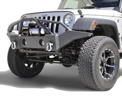 DV8 - Front Bumper Full Length 07-18 Wrangler JK (FBSHTB-01)