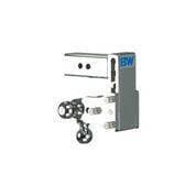 B & W Tow & Stow 8" Model Dual Ball 2.5" Hitch (Class V) 7" Drop / 7.5" Rise Chrome (TS20040C)