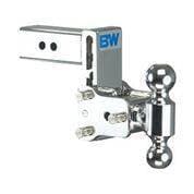 B & W Tow & Stow 8" Model Dual Ball 2.5" Hitch (Class V) 5" Drop / 5.5" Rise Chrome (TS20037C)