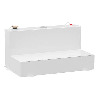 UWS 75 Gallon L-Shape Steel Transfer Tank - White (ST-75-L-W)