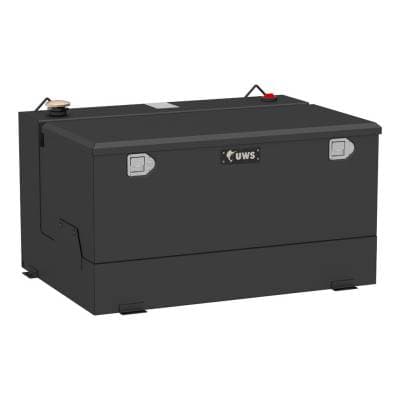 UWS 85 Gallon Combo Transfer Tank - Matte Black (Steel-Aluminum) (ST-85-COMBO-MB)