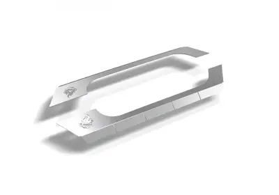 CrawlTek Rocker Cladding Aluminum for Jeep Wrangler JK 2 Door (CWLJK40111)