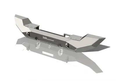CrawlTek Pyro Full-width Front Bumper Steel for Jeep Wrangler JL / Gladiator JT (CWLJL10301)