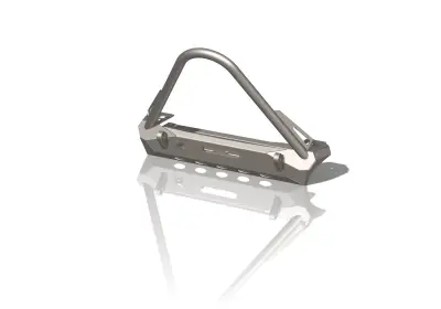 CrawlTek Pyro Stubby Front Bumper with Stinger for Jeep Wrangler CJ/YJ/TJ (CWLTJ10131)