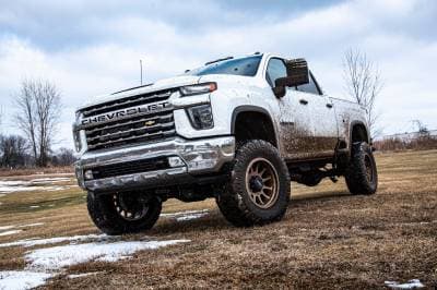 BDS 6.5 Inch Lift Kit w/NX2 Shocks and 5" Rear Block for Chevy Silverado or GMC Sierra 2500HD/3500HD w/o Overloads (20-25) 4WD (753H)