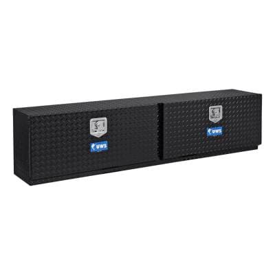 UWS 72in. Aluminum Topsider Tool Box Double Door Black (TBTS-72-BLK)